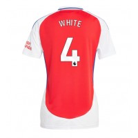 Maglia Calcio Arsenal Ben White #4 Prima Divisa Donna 2024-25 Manica Corta